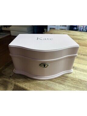 Pottery Barn Kids Abigail Medium Jewelry Box Pink “Kate” With KEY Music Works